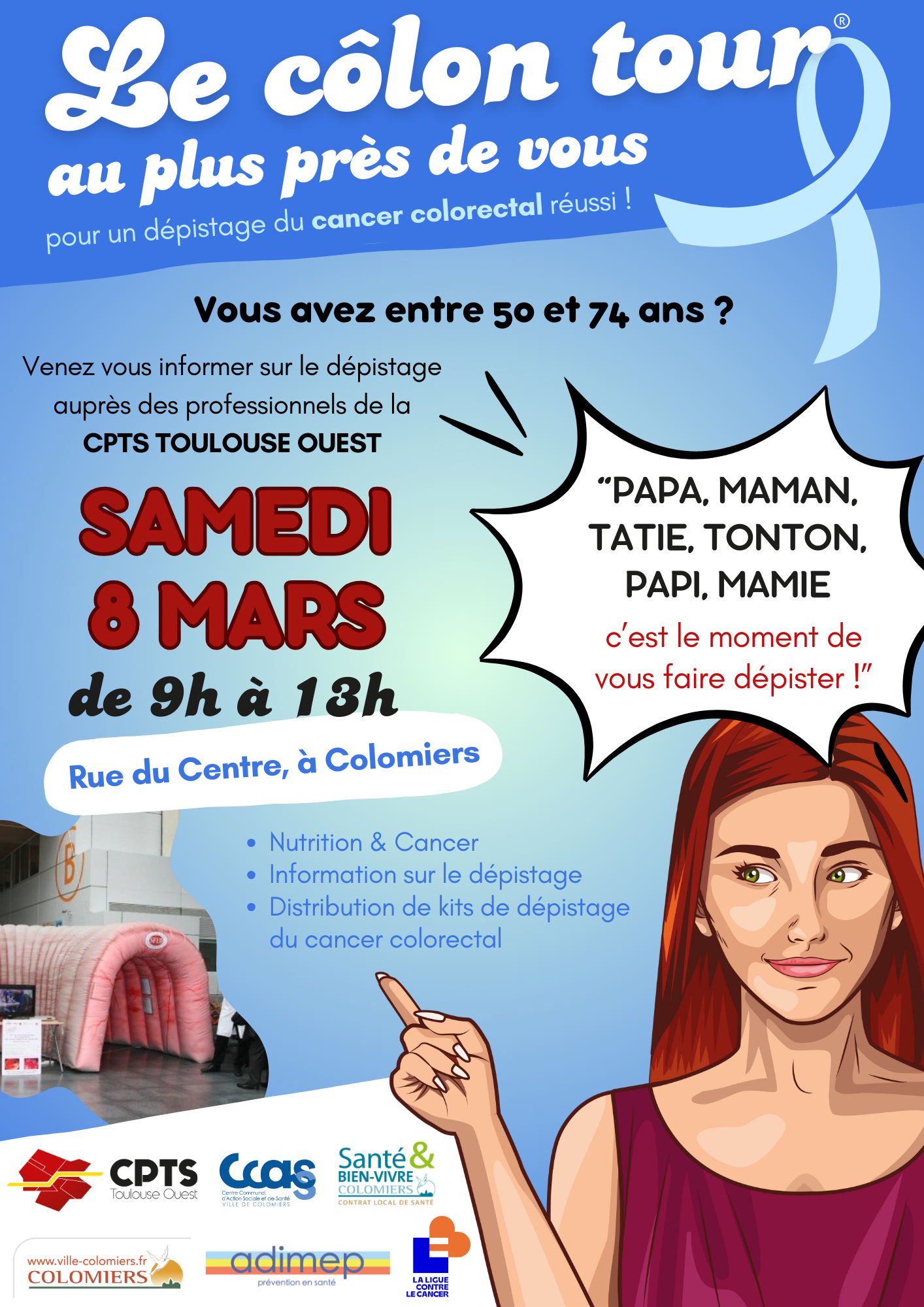 mars bleu colon tour