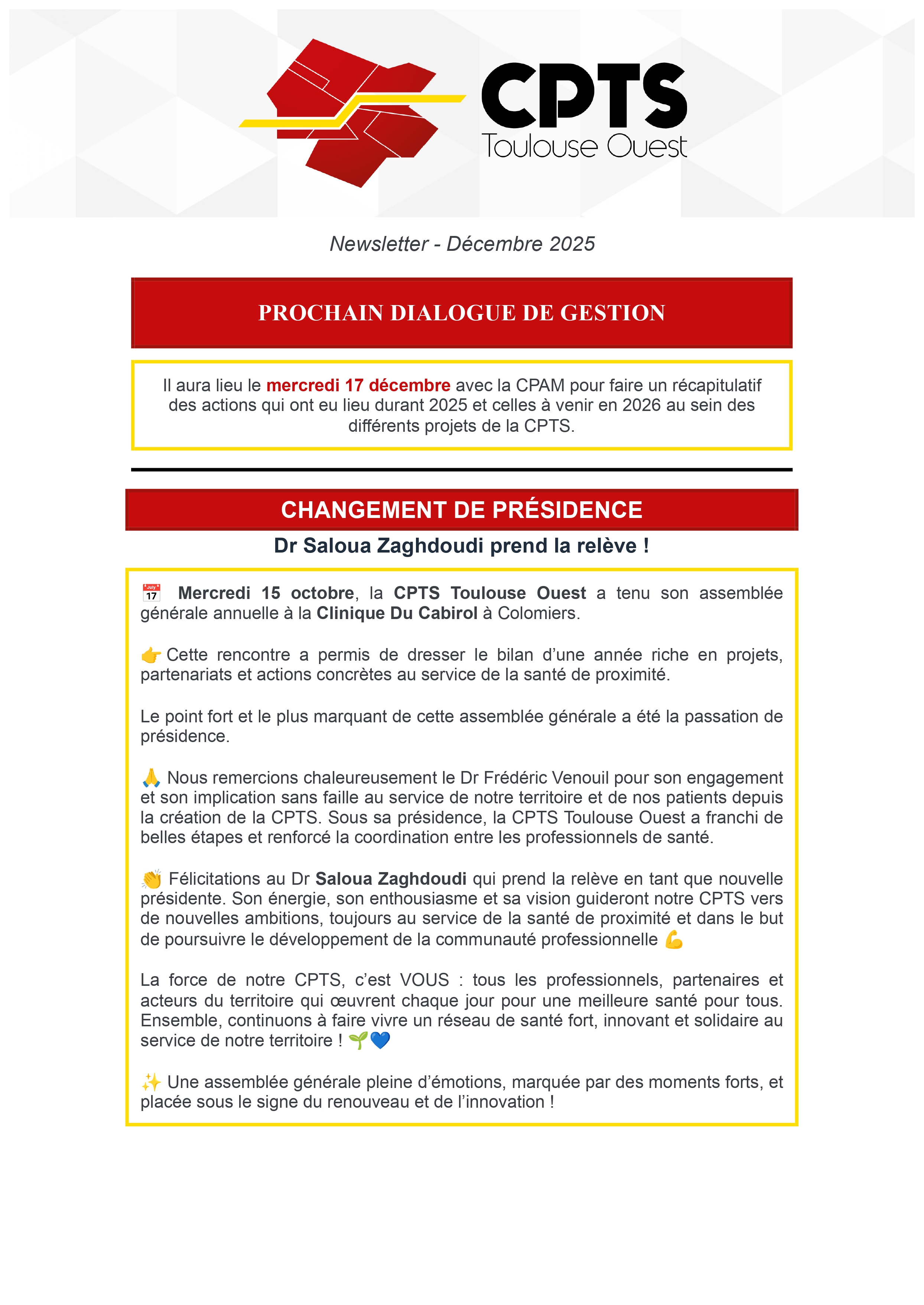 newsletter novembre 2025