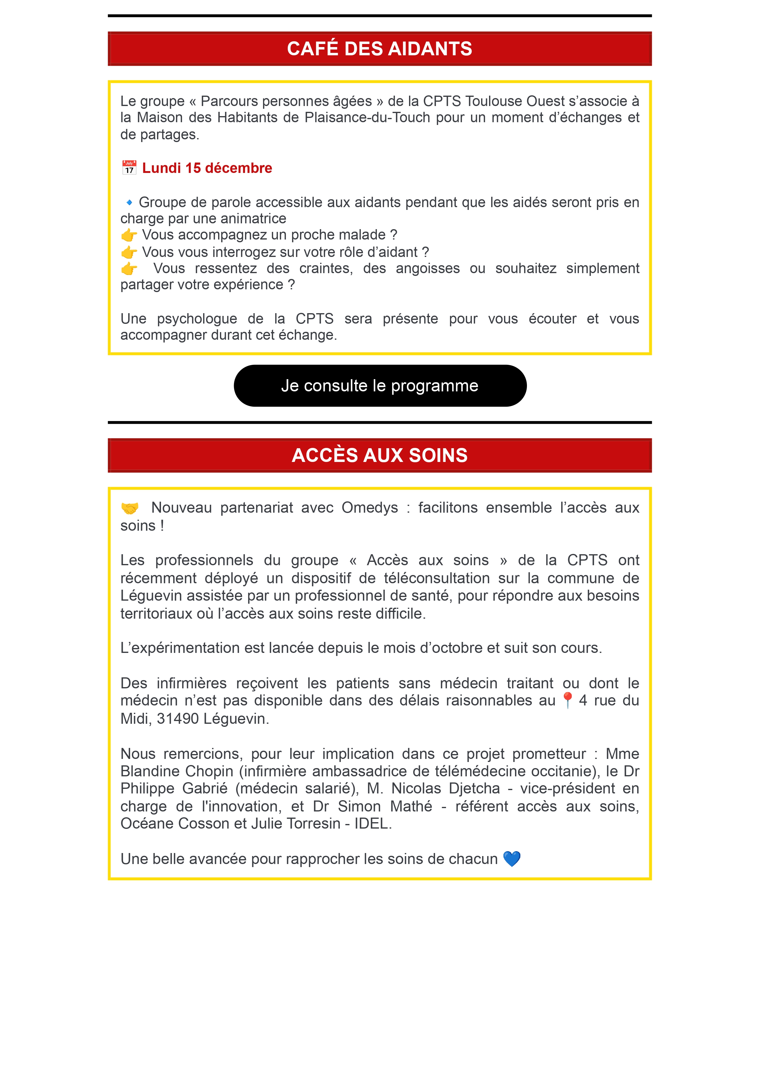 newsletter novembre 2025